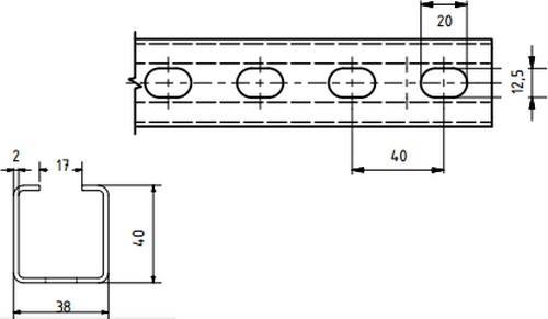 Stainless steel girder