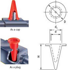 High-Temperature Cone Caps/Plugs