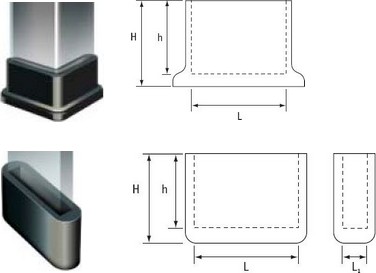 Angled & Flat Bar Feet