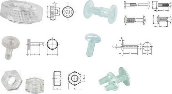 Poly-carbonate Fasteners